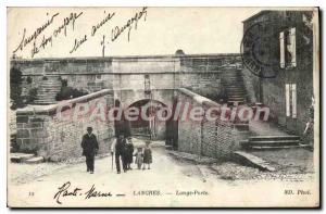 Old Postcard Langres Longe Porte