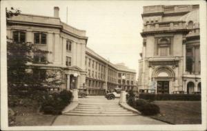 Boston MA c1920 Bldgs & Cars Real Photo Postcard