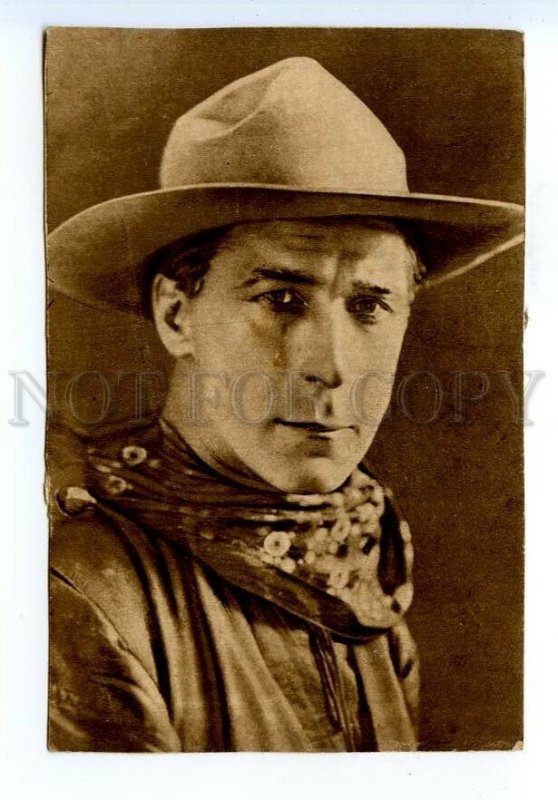 499369 USSR silent film actor William HART Western star total print 10000