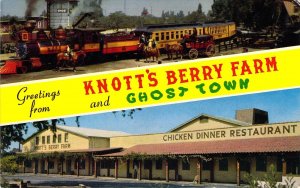 Knotts Berry Farm, Greetings From Ghost Town, KBF-47, Old Postcard