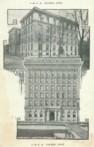 Vintage Post Card Y.W.C.A. and Y.M.C.A. Buildings Toledo, Ohio P33