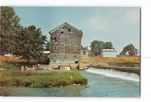 Wabash County Indiana IN Vintage Postcard Old Stockdale Water Power Mill