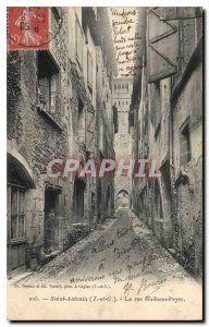 Old Postcard Saint Antonin Street Guilhem Peyre