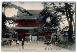 c1910 Zōjō-ji Buddhist Temple Shiba Tokyo Japan Antique Unposted Postcard