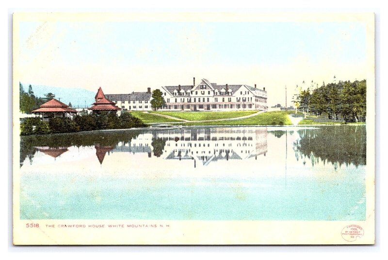 The Crawford House White Mountains N. H. New Hampshire ©1901 Postcard