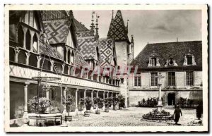 Old Postcard Beaune Hotel Dieu The Court D & # 39Honneur Galleries