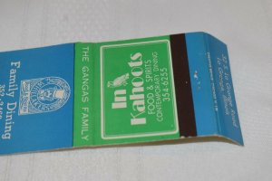 In Kahoots LaGrange Illinois Blue 30 Strike Matchbook Cover