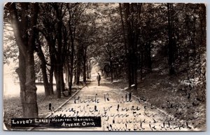 K47/ Athens Ohio RPPC Postcard c1910 State Mental Hospital Asylum Lane 416