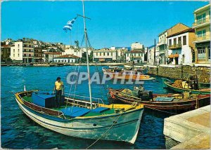 Postcard Modern Crete Ayios Nicolaos Partial City Charter