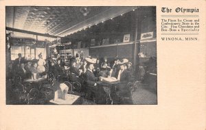 Winona Minnesota The Olympia Confectionary Store, Private Mailing Card,Vintage U