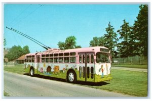 c1960 Miami Valley Regional Transit Authority Spring Bus Dayton Ohio OH Postcard