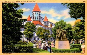 Ocean Grove, New Jersey - The Auditorium and Park - in 1959