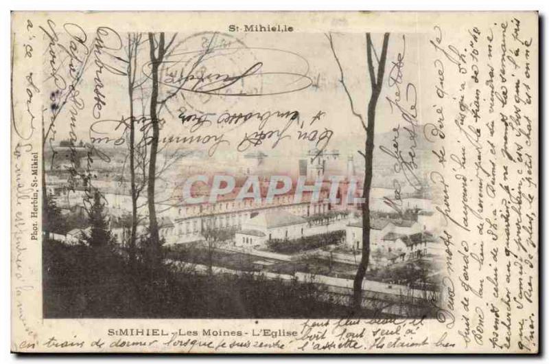 Saint Mihiel - Monks - L & # 39Eglise - Old Postcard