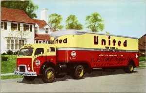 United Van Lines Moving Company c1963 Advertising Postcard G43