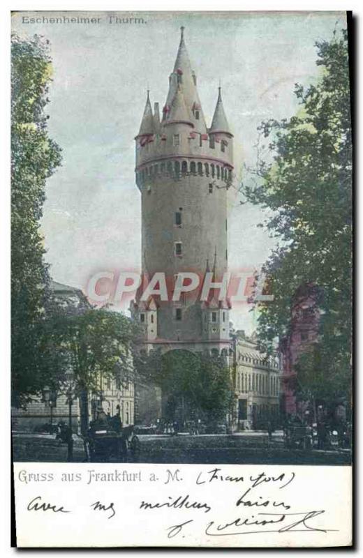 Old Postcard Gruss Aus Frankfurt A M