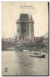 Old Postcard St Servan Solidor Tower