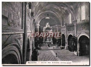 Postcard Marseille Old Church Catholic Missions