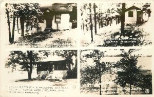 Postcard RPPC 1946 Wisconsin Delavani Multi View 23-12904