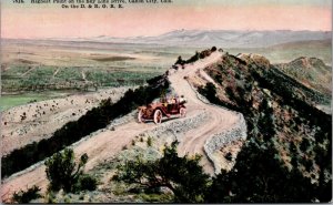 Vtg Sky Line Drive Denver & Rio Grande Railroad Canon City Colorado CO Postcard