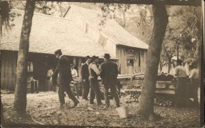 Manchester NH Sorting Apples Conveyor Belt Real Photo Postcard c1910