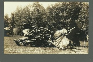 Cass Lake MINNESOTA RP 1931 AIRPLANE CRASH Disaster FATALITY Dead nr Bemidji