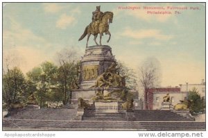 Pennslyvania Philadelphia Washington Monument Fairmount Park 1912