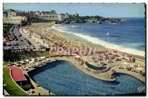 Modern Postcard Biarritz La Grande Plage and the Casino Bellevue