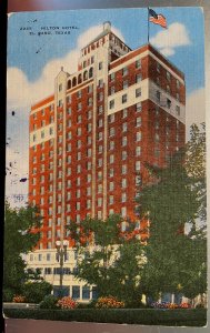 Vintage Postcard 1930-1945 Hilton Hotel,  El Paso, Texas (TX)