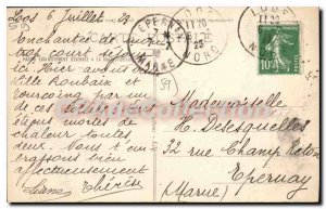 Postcard Old Loos Hotel De Ville