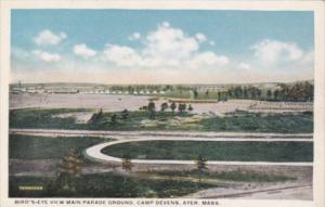 Military BIrds Eye View Main Parade Ground Camp Devens Ayer Massachusetts