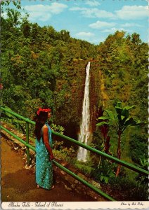 Akaka Falls Island of Hawaii Postcard PC374