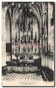 Postcard From Old Noyon Cathedral Altarpiece