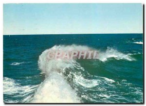 Modern Postcard The sea of ​​his rough caresses