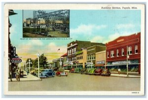 c1940 Business Section Multi-View Tupelo Mississippi MS Vintage Antique Postcard
