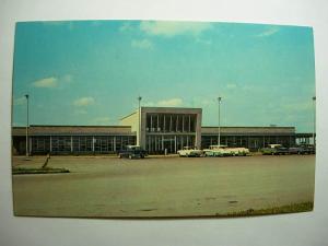 1950's Cars Parked At Indiana Toll Road Restaurant I-80/90 Unused Postcard y8117