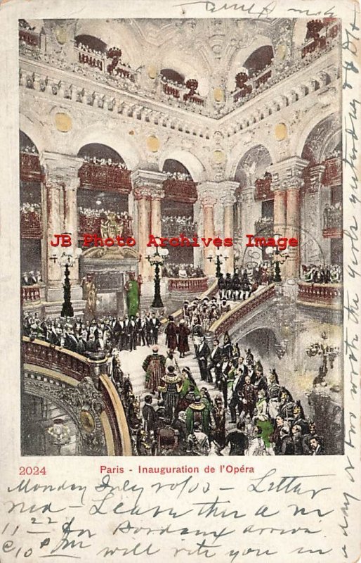 France, Paris, Inauguration de I'Opera, Interior View, 1920 PM, No 2024 