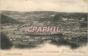 Old Postcard Le Val d'Ajol Panoramic view