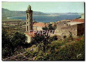 Postcard Modern Colors And Light From France Corsica Lumio Oasis De Beaute