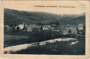 CPA SAINT-BONNET-de-CONDAT Vue Generale Ouest (1255188)