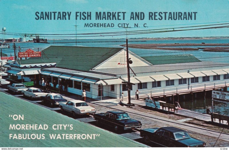 MOREHEAD CITY, North Carolina,1950-1960s; Sanitary Fish Market and Restaurant
