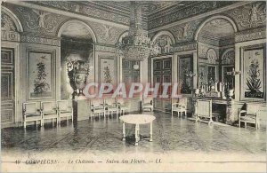 Old Postcard Compiegne Chateau Flower Show