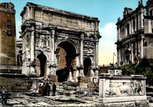 Italy Roma Rome Arch Of Septimus Severus