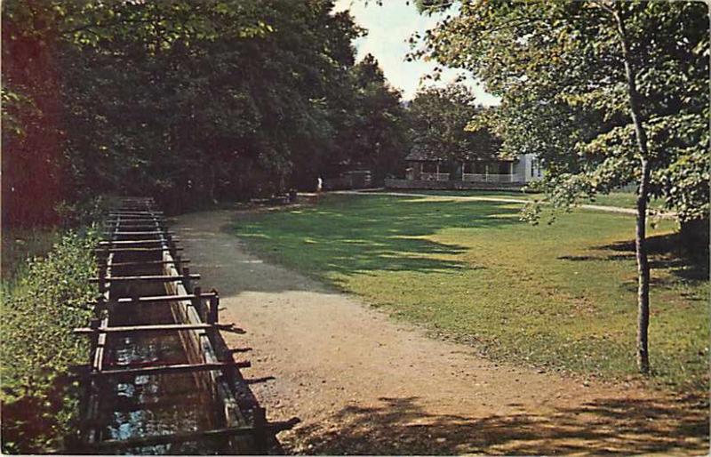 Flume for John Cable Mill Cades Cove Great Smoky Mountains  