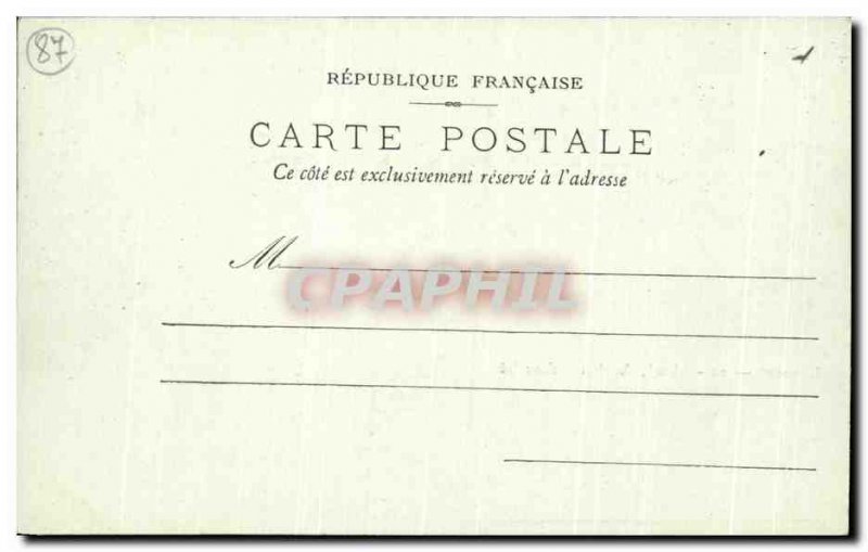 Old Postcard Limoges Musee Adrien Dubouche