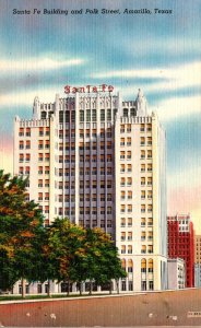 Texas Amarillo Santa Fe Building and Polk Street