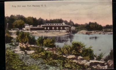 Colour PC Pulp Mill near Port Medway, Nova Scotia unused