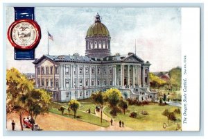 c1910's The Oregon State Capitol Building Salem OR Tuck's Oilette Postcard