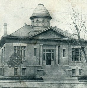 Circa 1900-10 Carnigie Library, Bryan, Ohio Vintage Postcard P5