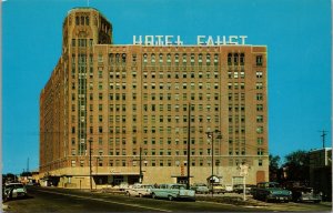 Hotel Faust Rockford IL Postcard PC456