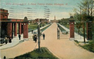 Military, Waukegan, Illinois, U.S. Naval Training Station, Entrance, Acmegraph